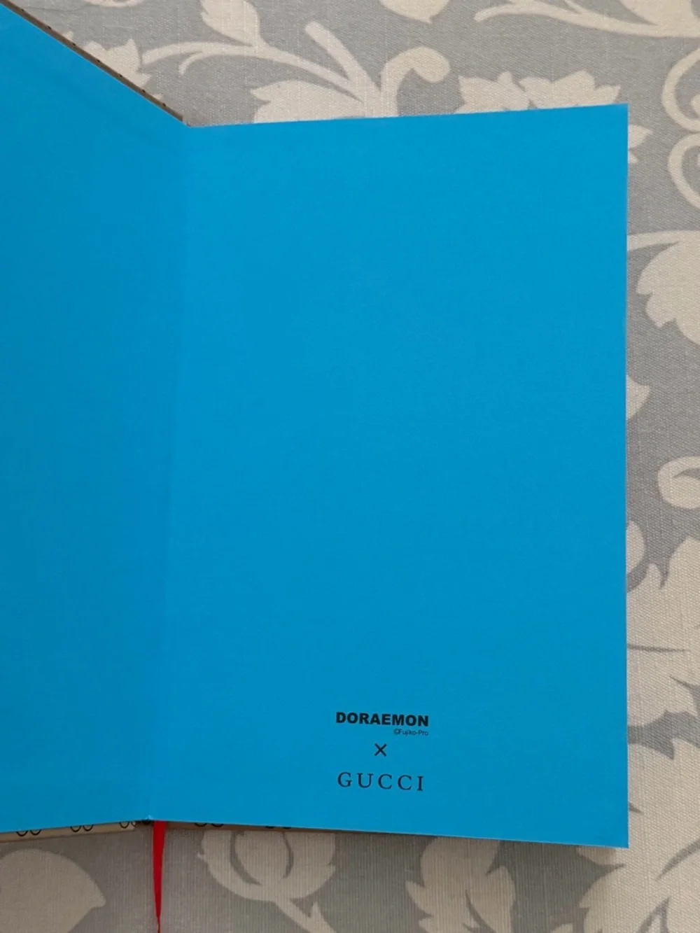 Gucci X Doraemon Monogram Notebook Journal Kawaii New